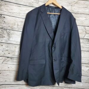 Creative Bespoke Design Men's Slim Fit Two Button Blazer Coat Black Size 52L